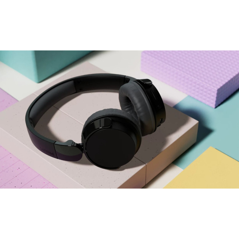 Philips Наушники On-ear TAH3209 BT 5.3, Wireless, Mic, Черный (TAH3209BK/00)