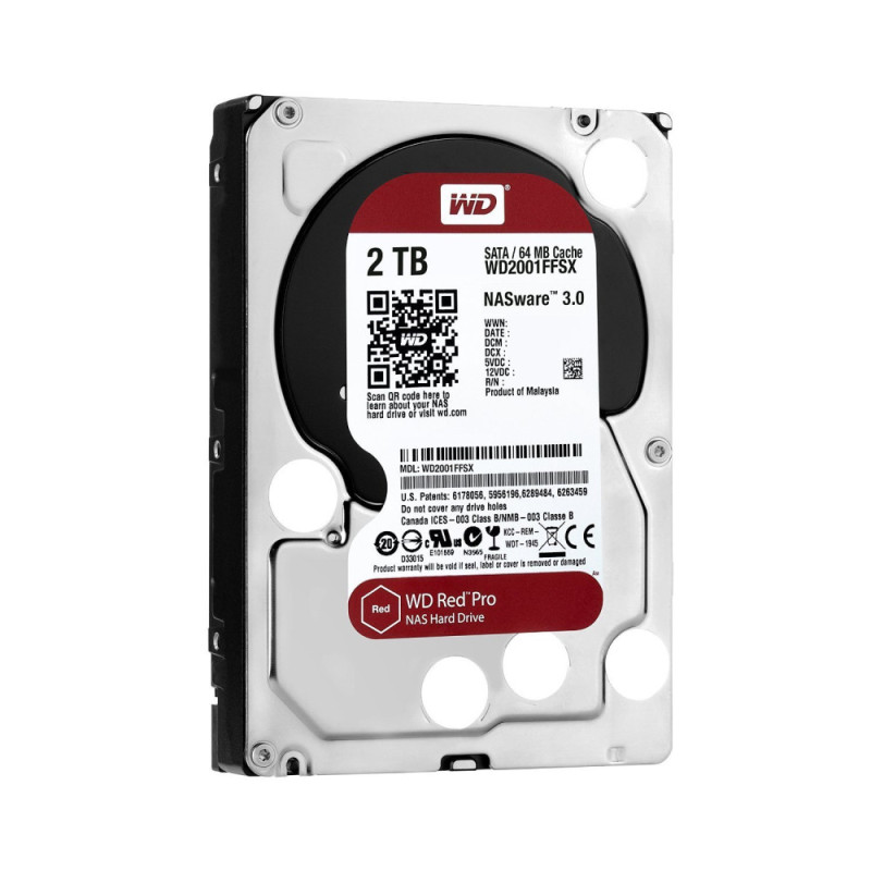 WD 2TB 3.5  7200 64MB SATA Red Pro NAS (WD2002FFSX)