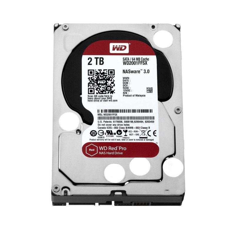 WD 2TB 3.5  7200 64MB SATA Red Pro NAS (WD2002FFSX)