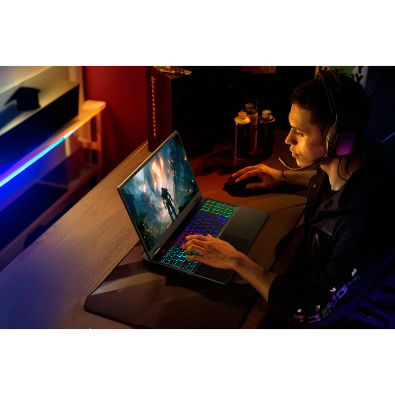 Acer Ноутбук Nitro 16 AN16-73 16" WQXGA IPS, Intel i7-14650HX, 32GB, F1TB, NVD4060-8, Lin, черный (NH.QSPEU.001)