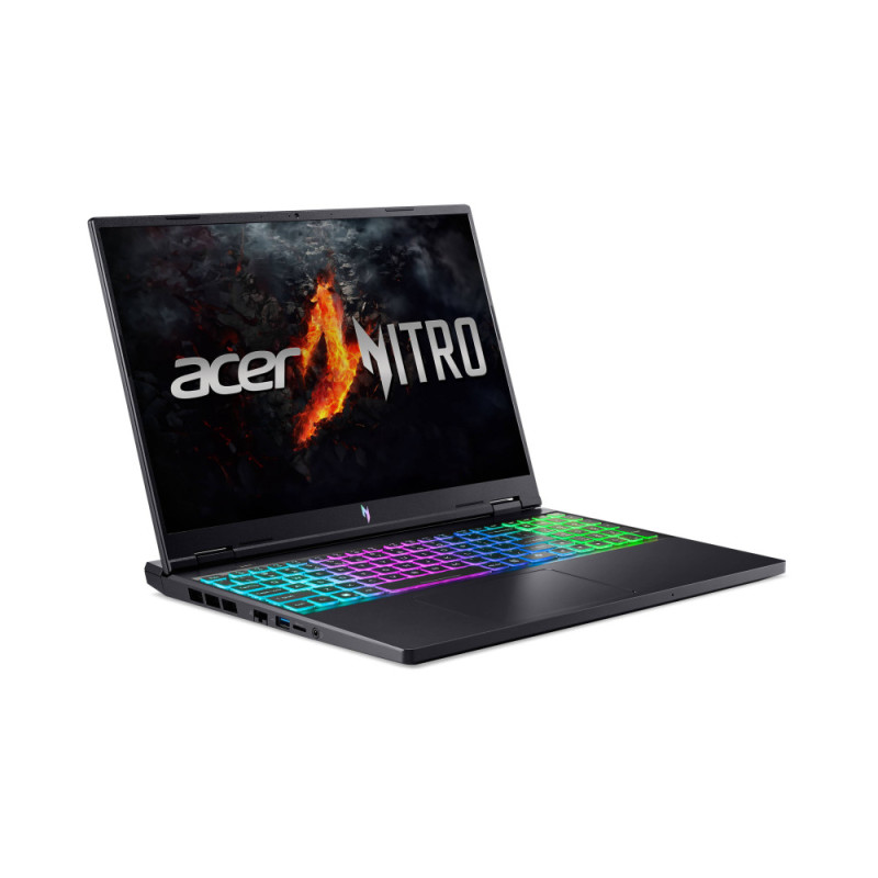 Acer Ноутбук Nitro 16 AN16-73 16" WQXGA IPS, Intel i7-14650HX, 32GB, F1TB, NVD4060-8, Lin, черный (NH.QSPEU.001)
