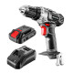 Graphite cordless screwdriver-drill Energy+ 18V 1x2A h 44Nm 0-350 0-1250 rpm spare part 1.2 kg (58G000-SET1)