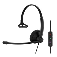 Epos Гарнітура комп'ютерна моно On-Ear IMPACT 100 MS, USB C + A, Microsoft Teams, односпрямований, 2м, Чорний (1001419)