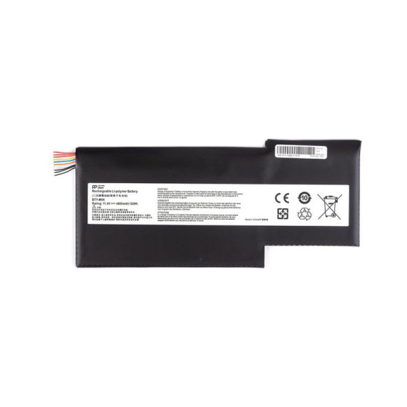 Аккумулятор для ноутбука MSI GS63VR (BTY-M6K) 11.4V 4300mAh PowerPlant (NB470143)
