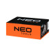 Neo Tools Work boots, suede, shock absorption, anti-puncture, steel toe cap, S1P SRC, CE, size 42(28cm), blue (82-043)