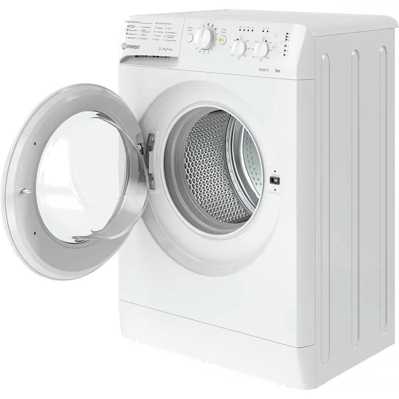 Indesit WM front load, 5kg, 1000, A++, 43cm, white (OMTWSC51052WUA)