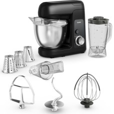 Tefal kitchen machine Bake Partner 1100W, cup-iron, case-plastic, nozzles-6, black (QB522838)