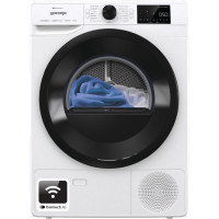 Gorenje Сушильна машина тепловий насос, 9кг, A++, 60см, дисплей, 16 програм, Wi-Fi, білий (DPNE92GNLWIFI)