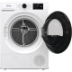 Gorenje Сушильна машина тепловий насос, 9кг, A++, 60см, дисплей, 16 програм, Wi-Fi, білий (DPNE92GNLWIFI)