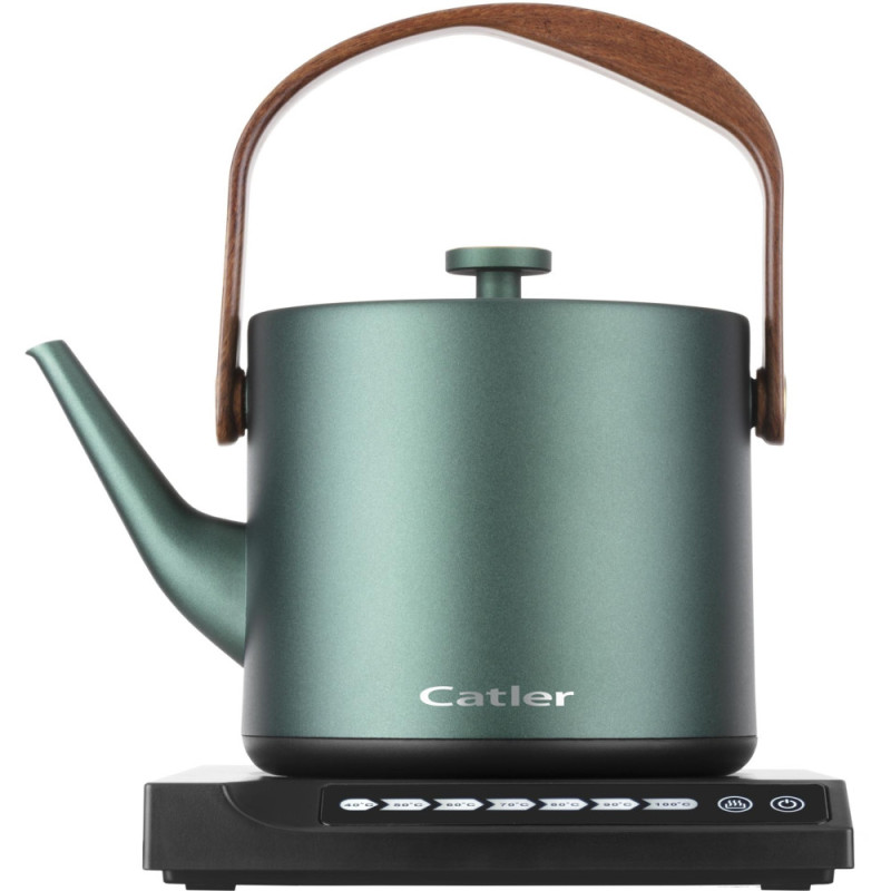 CATLER electric kettle, 0.6l, Strix, with teapot, green (BM502ANNA)