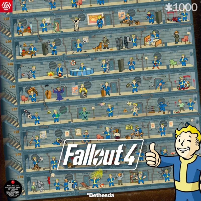 GoodLoot Puzzle Fallout 4 Perk Poster Puzzles 1000 (5908305247937)