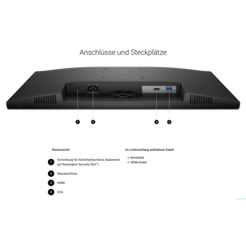 Dell Monitor 23.8  SE2425HM D-Sub, HDMI, IPS, 100Hz (210-BQZT)