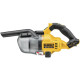 DeWALT Аккумуляторный пылесос 18B XR Li-lon D318мм контейнер 0.л 217л/с 1.5кг без АКБ и ЗП (DCV501LN)