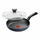 Tefal Frying pan with lid So' Light, 24 cm, aluminum, bakelite, glass, black (H0560442_SET)
