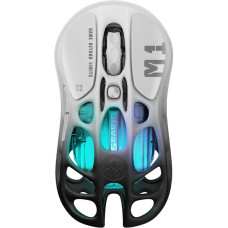 GravaStar Миша Mercury M1 Pro, BT/WL/USB-A, RGB, чорно-білий (GRAVASTARM1PRO_GBLK)
