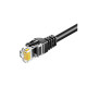 Патч-корд 15м UTP cat 6 RJ45 TopSpeed Ethernet Flat Cable Black Essager (EXCWXB-JSE01)