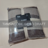 ARDESTO Плед ARDESTO Leonardo 150х200см, 50% бавовна, 30% поліестер, 20% акрил, піке, коричневий (ART0422LT)