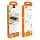 Дата кабель USB 2.0 AM to Micro 5P 1.0m 2.4A X196 white WUW (6972573335572)
