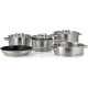 Gorenje Cookware set CHEF'S COLLECTION, 8pcs, stainless steel (CWSA08HC)