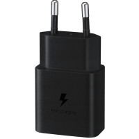Samsung Power Adapter 15W USB-С, cable USB-C > USB-C, 1m, black (EP-T1510XBEGEU)