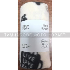 ARDESTO Плед Ardesto Fleece 130x160см, 100% поліестер, песики, бежевий (ART0723PB)