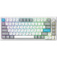Клавиатура GamePro Asgard Yord Wireless/Bluetooth/USB UA White (MK266WH)