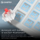 Клавиатура GamePro Asgard Yord Wireless/Bluetooth/USB UA White (MK266WH)