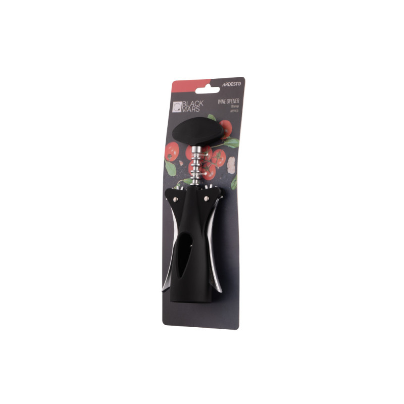 ARDESTO Штопор Black Mars, 19.5см, цинковый сплав, пластик, черный (AR2140B)