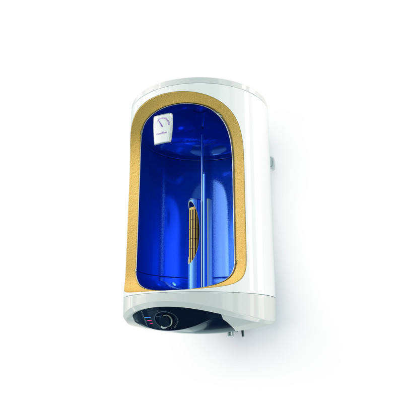 Tesy Electric water heater round with serpentine GCV6S 804724D C21 TS2RCP, 80L, 2,4kW, dry, mechanical control, B, white (303560)