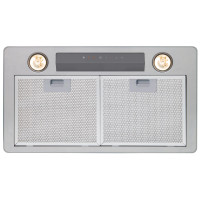 Cata Hood integrated, 50cm, 820m3h, GL 45 X, inox (02030305)