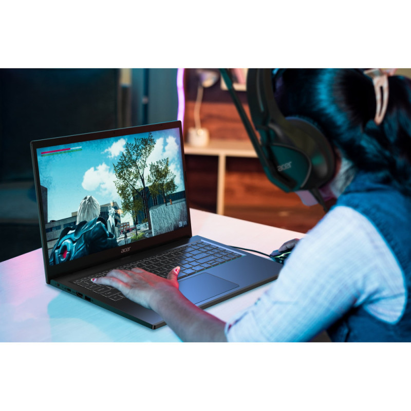 Acer Ноутбук Aspire 5 A517-58GM 17.3" FHD IPS, Intel i5-1335U, 16GB, F512GB, NVD2050-4, Lin, серый (NX.KJLEU.001)