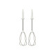 Bosch stationary mixer 450W, nozzles-4 beaters, blender, chopper, bowl-plastic, 0.5L, turbo mode, white (MFQ36490)