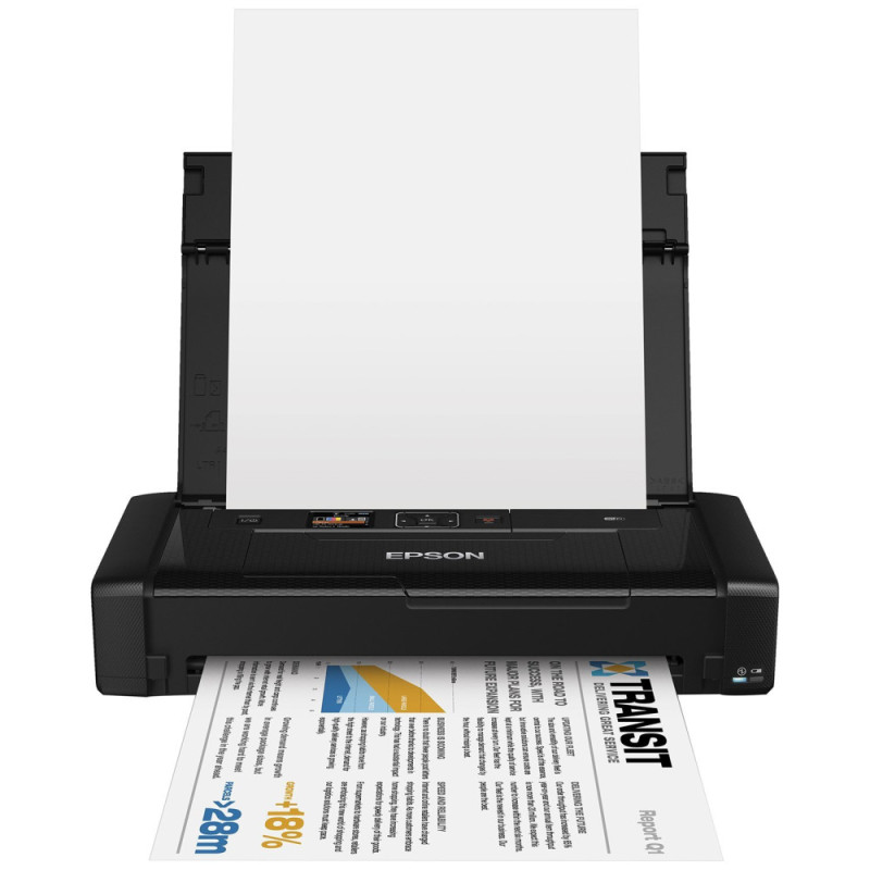 Epson Принтер ink color A4 WorkForce WF-100W mobile 11_14 ppm USB Wi-Fi 4 inks Pigment (C11CE05403)