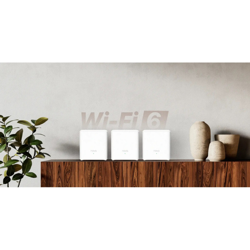 Tenda Система WiFi-Mesh MX3 NOVA AX1500, 1мод (MX3-KIT-1)