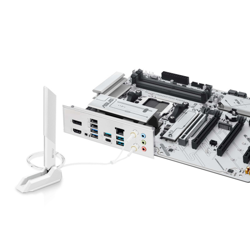 ASUS Motherboard B650E MAX GAMING WIFI W sAM5 B650 4xDDR5 M.2 HDMI DP WiFi BT ATX (90MB1M00-M0EAY0)
