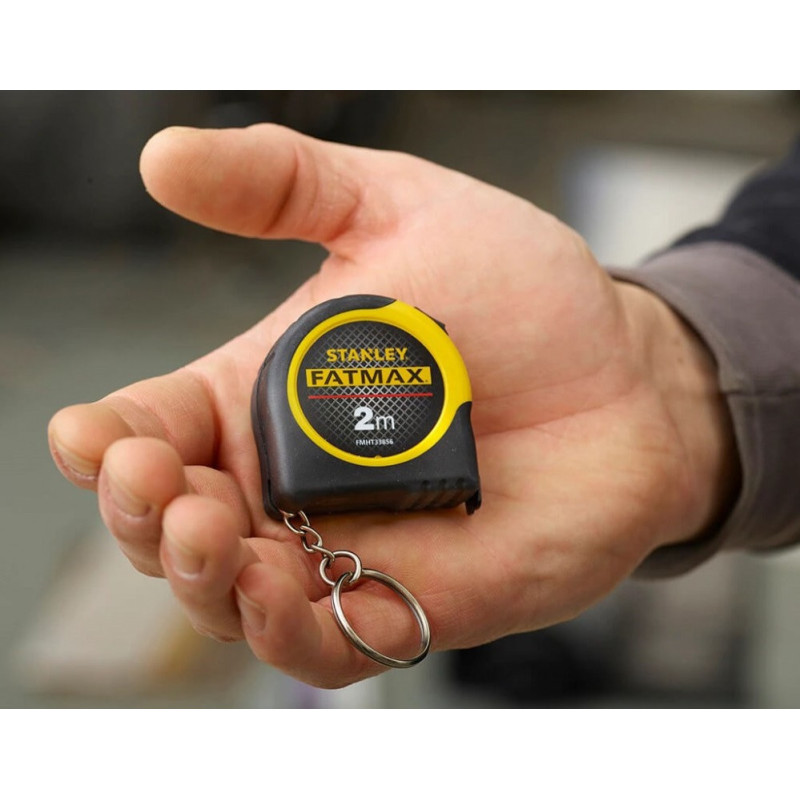 Stanley Рулетка FATMAX, 2м, 13мм, корпус двокомпонентний/гумовий (FMHT1-33856)