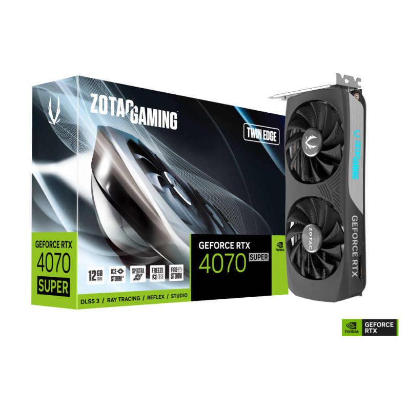 Zotac Graphic Adapter RTX 4070 SUPER 12GB GDDR6X Twin Edge