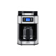 ARDESTO Coffe maker drip Steel Collection YCM-D1200, 1.2L, ground+beans, display, silver-black