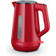 Bosch Electric kettle, 1.7L, plastic, red-black (TWK1M124)