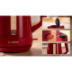 Bosch Electric kettle, 1.7L, plastic, red-black (TWK1M124)