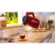 Bosch Electric kettle, 1.7L, plastic, red-black (TWK1M124)