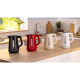 Bosch Electric kettle, 1.7L, plastic, red-black (TWK1M124)