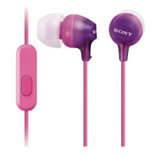Sony MDR-EX15AP In-ear Mic Purple Headphones (MDREX15APV.CE7)