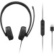 Lenovo USB-A Wired Stereo Headset Gen 2 (4XD1P83425)