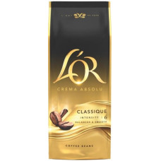 L`OR сoffe beans Crema Absolute Classic, 1000gr, arabica/robusta blend (8711000400791)
