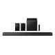 Samsung Саундбар HW-QS750F 465Вт, 5.1.2, BT, HDMI-eARC, Wi-Fi, саб, Dolby Atmos, чорний (HW-QS750F/UA)