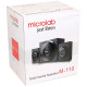 Microlab Multimedia speaker M-110 2.1, 10W, mini-jack, black