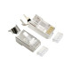 Коннектор RJ45 cat.7 FTP 8P8C * 10 (сквозные отв., позолоч. конт.) Cablexpert (LC-PTF7-01/10)