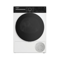Whirlpool Whirlpool Dryer heat pump, 8kg, A++, 54,5cm, display, black door, white (WPS8WBSUA)