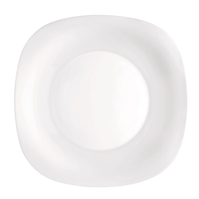 Bormioli Rocco Dinner plate PARMA, 27x27 cm, opal. glass (498860F27321990)